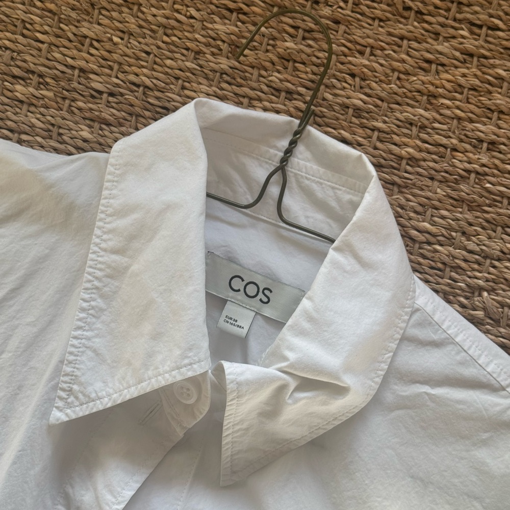 COS Crisp White Collared Shirt